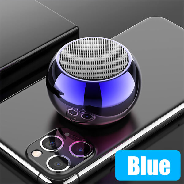 Wireless Bluetooth Speaker Mini Small Portable Home Portable Small Steel Gun Outdoor High Volume Subwoofer Small Sound 7