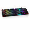 Ergonomic RGB Gaming Keyboard for Computers 6