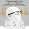 Bluetooth Smart Glasses, Open Ear Headphones, Hands free Calls, Anti Blue Light Waterproof Audio Glasses 1