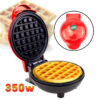 Mini Waffle Maker Machine for Individual Waffles, Paninis, Hash Browns, & other on the go Breakfast, Lunch, or Snacks, with Easy Clean, Dual Non-stick Sides 2