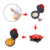 Mini Waffle Maker Machine for Individual Waffles, Paninis, Hash Browns, & other on the go Breakfast, Lunch, or Snacks, with Easy Clean, Dual Non-stick Sides 5