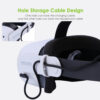 Elite Head Strap with Battery for Oculus/ Meta Quest 2 Accessories M1 Pro for Enhanced Support and Comfort in VR 6