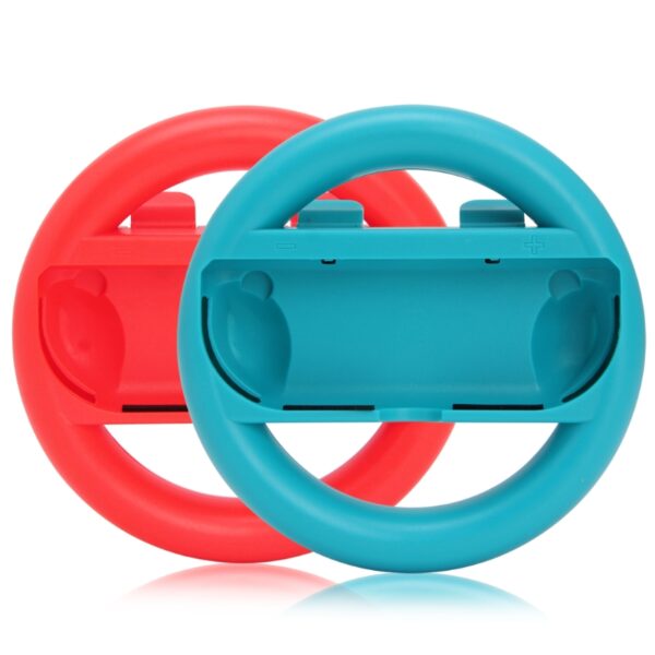 Joy Con Racing Wheel Two Pack For Nintendo Switch & Switch OLED - Red/Blue/Black 2