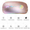 LED Backlit Rechargeable Wireless Mouse USB Ergonomic Optical Gaming Mouse for Desktop, PC, Laptop, Computer 2