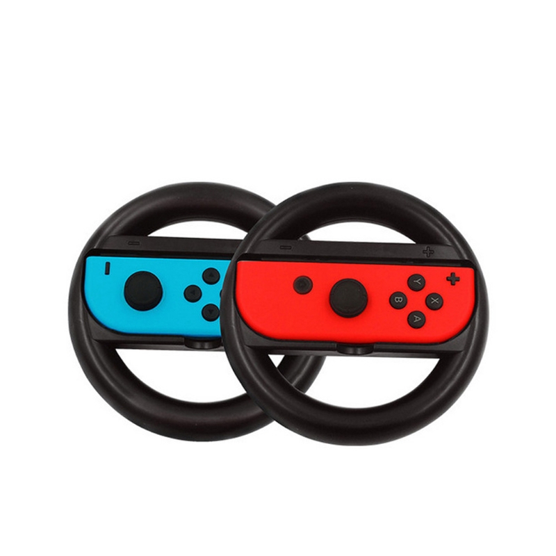 Joy Con Racing Wheel Two Pack For Nintendo Switch & Switch OLED - Red/Blue/Black 3