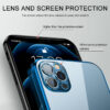Luxury Plating Frame Clear Silicone Strong Case for iPhone 11 12 13 Pro Max Mini X XR 7 8 Plus SE Strong Case 3