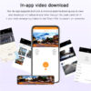Digital Rear View Mirror Dash Cam Rear Camera 4K Video Recording 12-inch 4K touch screen display 5