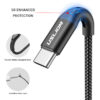 3A USB Type C Cable for Mobile Phone Fast Charging USB C Cable Type-C Charger Micro USB Cables 2