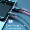 3A USB Type C Cable for Mobile Phone Fast Charging USB C Cable Type-C Charger Micro USB Cables 3