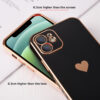 Solid Plating Lens Protection Phone Case For iPhone 12 11 Pro Max X XR XS Max 7 8 6 6s Plus SE 3 2022 13 Pro Max Soft Cover Case 3