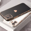Solid Plating Lens Protection Phone Case For iPhone 12 11 Pro Max X XR XS Max 7 8 6 6s Plus SE 3 2022 13 Pro Max Soft Cover Case 1