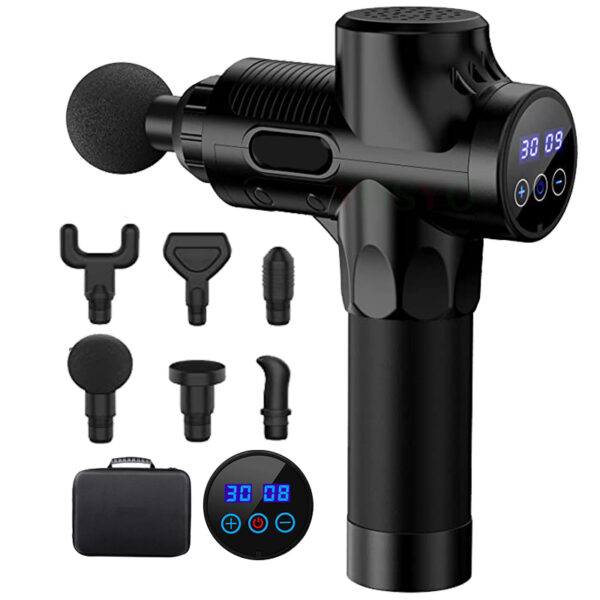Massage Gun, Upgrade Percussion Muscle Massage Gun for Athletes, Handheld Deep Tissue Massager, Father's Day Gifts from Daughter/Son/Wife, Black